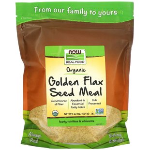 Семена льна Now Foods (Golden Flax Seed Meal) 624 г купить в Киеве и Украине