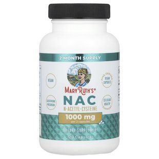MaryRuth's, NAC, 1,000 mg, 120 Capsules (500 mg per Capsule) купить в Киеве и Украине