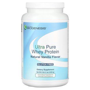 Nutra BioGenesis, ультрачистий сироватковий протеїн, натуральна ваніль, 1024 г (2 фунта 4,1 унції)