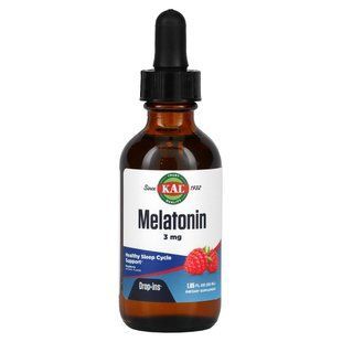 Мелатонин KAL (Melatonin) со вкусом малины 3 мг 55 мл купить в Киеве и Украине