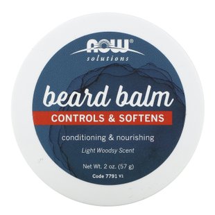 Бальзам для бороды Now Foods (Beard Balm Controls & Softens Light Woodsy) 57 г купить в Киеве и Украине