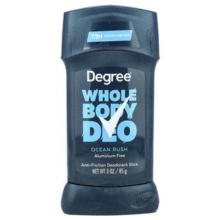 Degree, Whole Body Deo, Anti-Friction Deodorant Stick, Ocean Rush, 3 oz (85 g) купить в Киеве и Украине