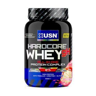 USN, Hardcore Whey, 908 g, strawberry