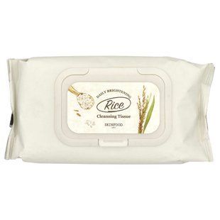 SKINFOOD, Rice Daily Brightening Cleansing Tissue, 80 Wipes
