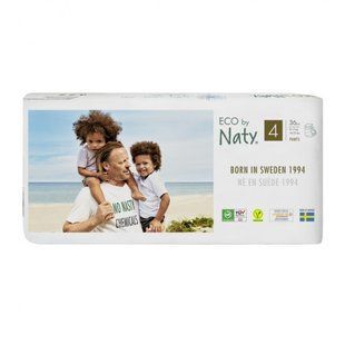 Органические подгузники трусики Eco by Naty Размер 4 (от 8 до 15 кг) 36 шт купить в Киеве и Украине