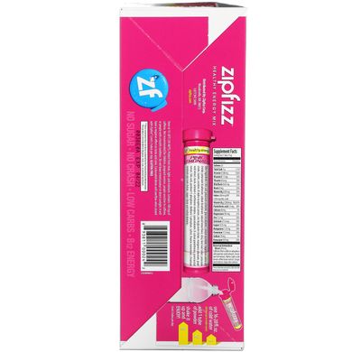 Zipfizz, Смесь здоровой спортивной энергии с витамином B12, розовый лимонад, 20 тюбиков, по 0,39 унции (11 г) каждая купить в Киеве и Украине