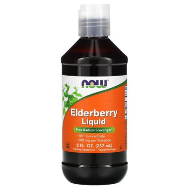 Чорна бузина Now Foods (Elderberry) 237 мл