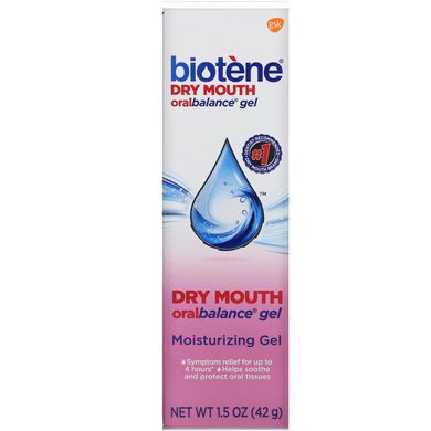 Гель Dry Mouth Oral Balance проти сухості в роті, Biotene Dental Products, 42 г