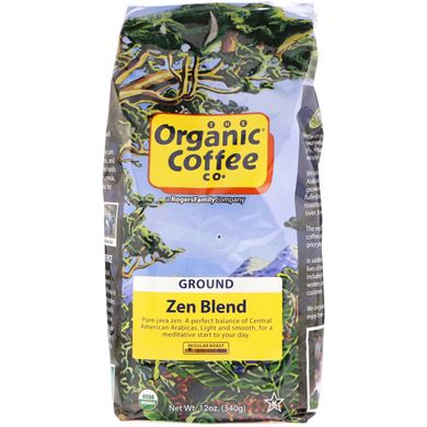 Кава крупного помелу, Zen Blend, Organic Coffee Co, 340 г