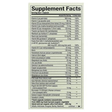 Natural Factors, Whole Earth & Sea&reg;, Men's 50+ Multi, 60 Vegetarian Capsules