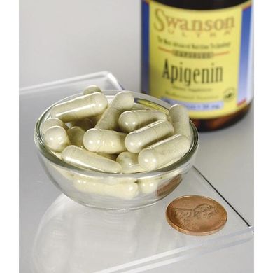 Витамины для простаты Апигенин Swanson (Apigenin) 50 мг 90 капсул купить в Киеве и Украине