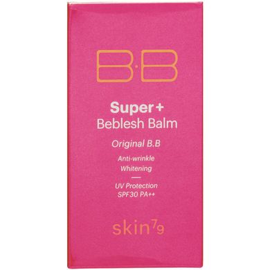 Бальзам Super + Beblesh, оригінальний BB, SPF 30, PA ++, рожевий, Skin79, 40 мл