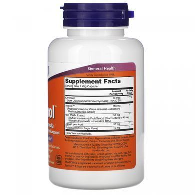 Підтримує рівень холестерину Now Foods (Sytrinol) 120 рослинних пігулок