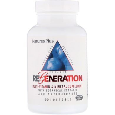 Мультивітаміни Nature's Plus (Multi-Vitamin & Mineral Regeneration) 90 капсул
