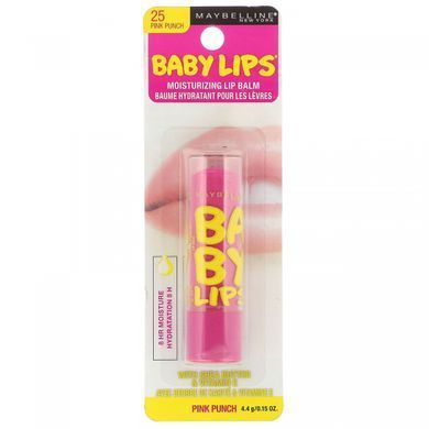 Moisturizing lip balm, shade 25 Pink Punch, 4.4 g