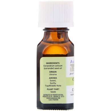 Олія насіння коріандру очищає Aura Cacia (Coriander Seed Oil) 5 унцій (15 мл)