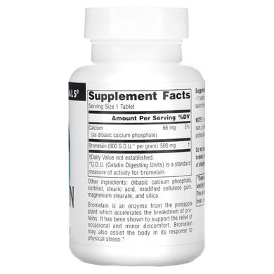 Bromelain Source Naturals (Bromelain) 120 tablets
