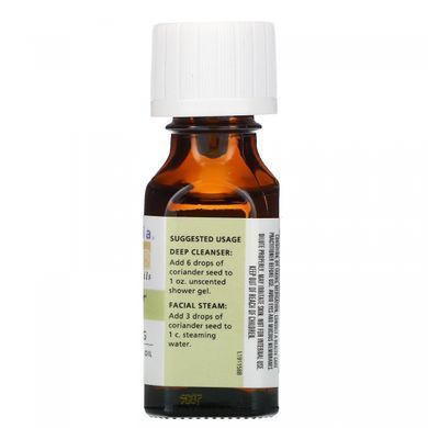 Олія насіння коріандру очищає Aura Cacia (Coriander Seed Oil) 5 унцій (15 мл)