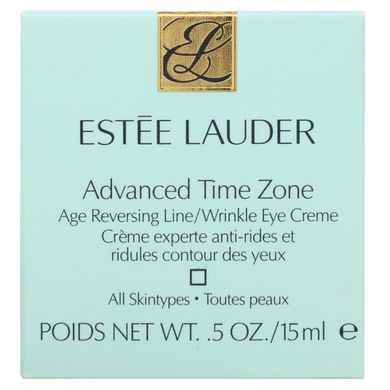 Вдосконалений часовий пояс, противікова лінія / крем від зморшок навколо очей, Estee Lauder, 0,5 унції (15 мл)