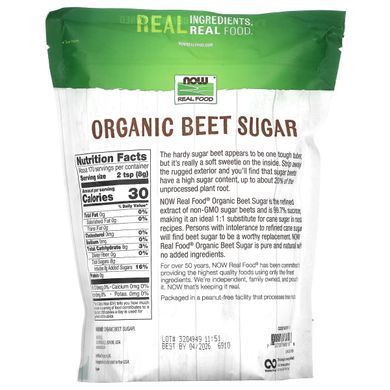 Organic beet sugar