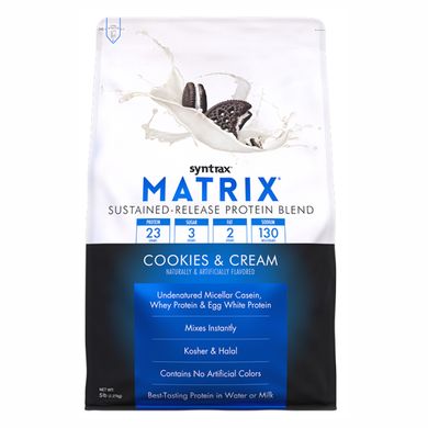 Matrix 5.0 Печенье с кремом Syntrax (Matrix 5.0 "Cookies Cream") 2.27кг купить в Киеве и Украине