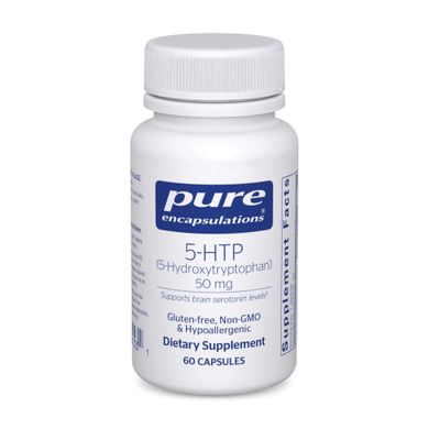 Гідрокситриптофан Pure Encapsulations (5-HTP Hydroxytryptophan) 50 мг 60 капсул