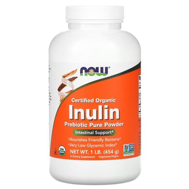 Інулін порошок Now Foods (Inulin) 454 г