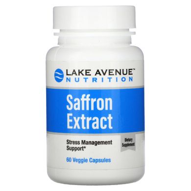 Экстракт шафрана Lake Avenue Nutrition (Saffron Extract) 88.5 мг 60 растительных капсул купить в Киеве и Украине