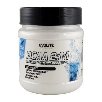 BCAA 2:1:1 Evolite Nutrition 400 g unflavoured