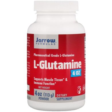 Глютамін Jarrow Formulas (L-Glutamine) 2000 мг 113 г