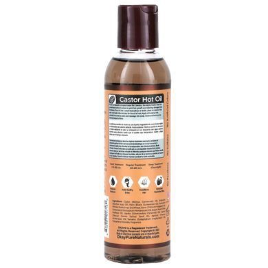 Okay Pure Naturals, чорна ямайська рицинова олія, гаряча олія для догляду, 177 мл (6 унцій)