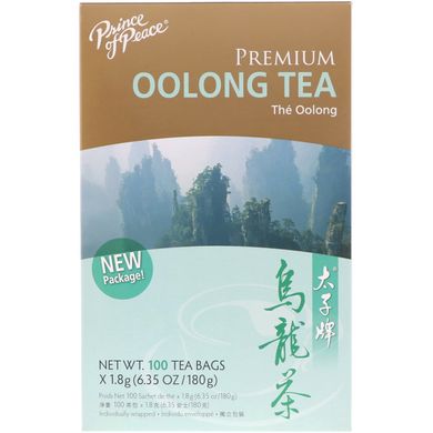 Преміум чай Улун, Prince of Peace, 100 чайних пакетиків, (1,8 г) кожен