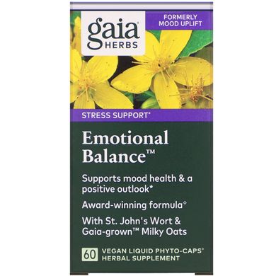 Емоційний баланс Gaia Herbs 60 веганських капсул