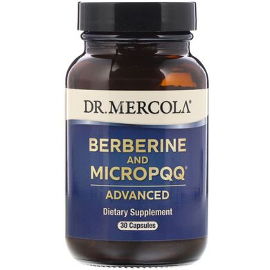 Передові берберин і MicroPQQ, Dr Mercola, 30 капсул