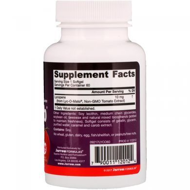 Ликопин Jarrow Formulas (Lyco-Sorb) 10 мг 60 капсул купить в Киеве и Украине