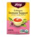 Чай для імунної підтримки з ехінацеєю без кофеїну, Yogi Tea, 16 чайних пакетиків, 085 унцій (24 г) фото