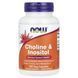 Холин и Инозитол Now Foods (Choline and Inositol) 500 мг 100 капсул фото