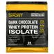Ізолят сироваткового протеїну темний шоколад California Gold Nutrition (100% Whey Protein Isolate Dark Chocolate) 908 г фото