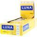 Luna, Цілісні батончики харчування для жінок, Lemonzest, Clif Bar, 15 батончиків, 1,69 унції (48 г) кожен фото
