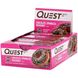 Протеїнові батончики, пончик з шоколадною глазур'ю, Quest Nutrition, 12 батончиків по 2,12 унції (60 г) кожен фото