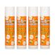 Органический бальзам для губ Sierra Bees (Organic Lip Balm) 4 штуки в упаковке мандарин-ромашка фото