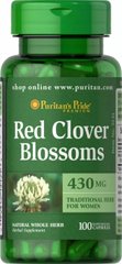 Красный клевер Puritan's Pride (Red Clover Blossoms) 430 мг 100 капсул купить в Киеве и Украине