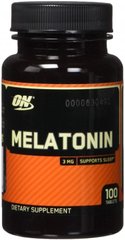 Мелатонін Optimum Nutrition (Melatonin) 3 мг 100 таблеток