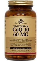Коензим Q10 Solgar (CoQ10) 60 мг 30 капсул