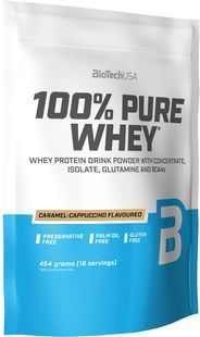 Протеїн 100% Pure Whey BioTech 454 г Карамель - Капучіно