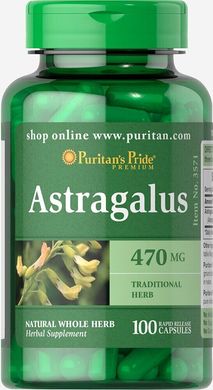 Астрагал, Astragalus, Puritan's Pride, 470 мг, 100 капсул