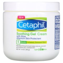 Cetaphil, Заспокійливий гель-крем з алое, середній, без запаху, 16 унцій (453 г)