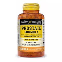 Вітаміни для здоров'я простати Mason Natural (Prostate Formula) 30 гелевих капсул