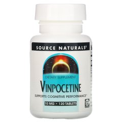 Винпоцетин Source Naturals (Vinpocetine) 10 мг 120 таблеток купить в Киеве и Украине