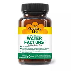 Баланс рідини Country Life (Water Factors) 60 таблеток